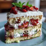 Spring Cakes Strawberries Cream
