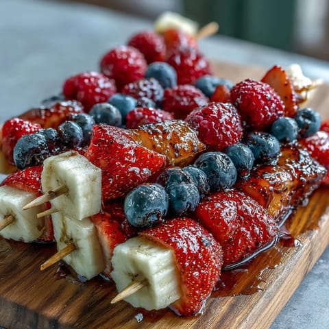 Fourth of July Fruit Skewers