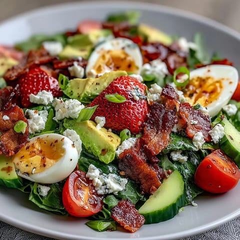 Spring Cobb Strawberries Avocado