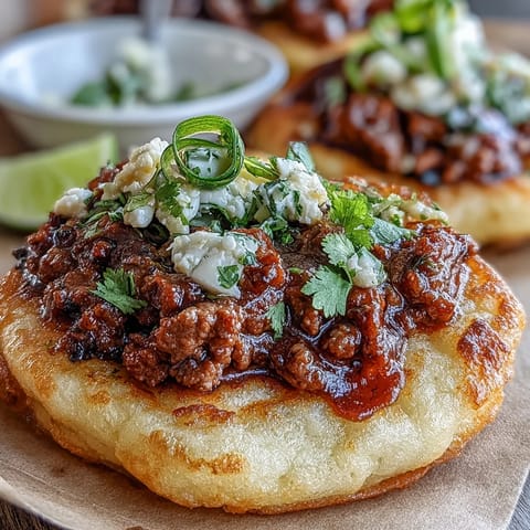 Fluffy cloud bread tacos packed with seasoned taco meat and fresh pico de gallo.