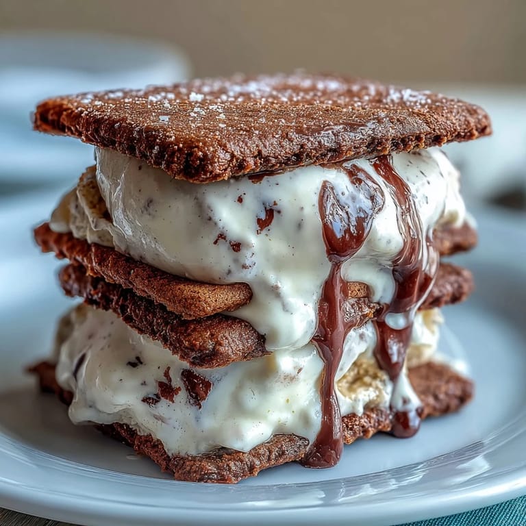 Frozen vanilla bean ice cream and espresso cookies combine in this indulgent vanilla frappuccino ice cream sandwich.