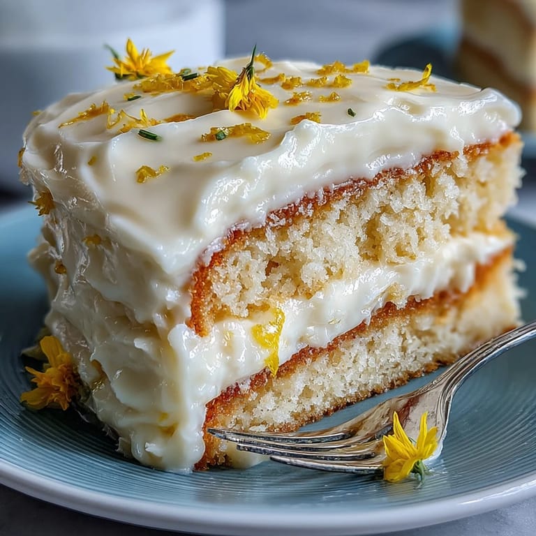 A delightful sunshine cake, beautifully frosted and decorated for moms-to-be.