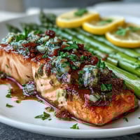 Garlic Butter Salmon Asparagus